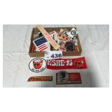 ASSORTED DECALS, STICKERS