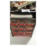 PLASTIC ORGANIZER WITH CONTENTS