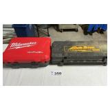 MILWAUKEE & DEWALT EMPTY CASES