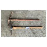 2 PICK AXES