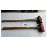 2  8lb SLEDGEHAMMERS