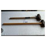 2  8lb SLEDGEHAMMERS