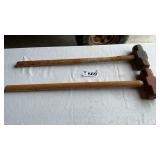 2  12 lb SLEDGEHAMMERS