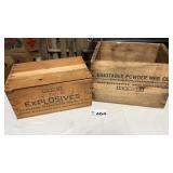 # WOODEN AMMO BOXES