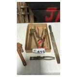RASP, PLIERS, CHISEL, CHANNEL LOCK, CRESCENT