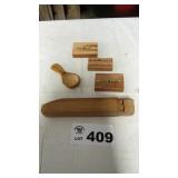TRAIN WHISTLE, WOOD BLOCKS