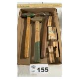 HAMMERS, WOOD LINE BLOCKS