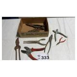 SNIPS, RIVETER, PLIERS, CUTTERS