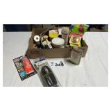 CAPS, CHEMICALS, CABLES, DOOR KNOB LOCKS,
