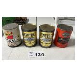 VINTAGE OIL 4 full cans