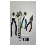 PLIERS, ADJUSTABLE WRENCH