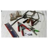 COPING SAWS, CLAMPS, SAW BLADE