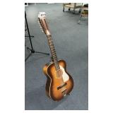STELLA HARMONY 12 STRING GUITAR WITH STAND
