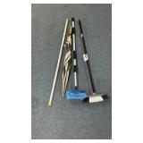 BROOMS, UMBRELLA,, BROOMSTICK