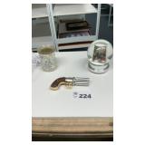 SNOW GLOBE, GUN BOTTLE, CANDLE WARMER