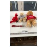 STL CARDINALS BEARS, BIRD, SHORT LANYARD