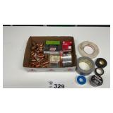 COPPER FITTINGS, STAPLES, DRYWALL SCREWS, MISC.