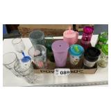 Glassware and Several Tumblers