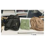 BAG, TOWEL, BACKPACK,CAP, PONCHO