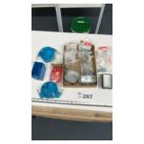 ELECTRICAL BOXES, HOLE STRAPS, WIRE CONNECTORS