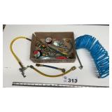 AIR HOSE, FREON HOSES,GAUGES, ETC.