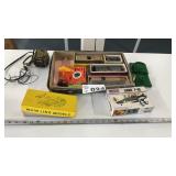 ELECTRIC TRAIN PIECES, MODEL PLANE
