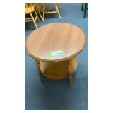 ROUND END TABLE, 26d, 23t