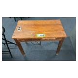 ELECTRIFIED WOOD DESK, 32 x 26 x 18