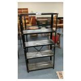 METAL SHELVING UNIT, 30 x 58 x 12