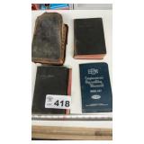 OLD BIBLES AND ENGINEMENS MANUAL