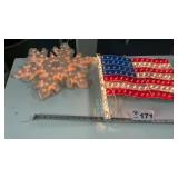 SNOWFLAKE AND FLAG LIGHTS
