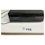PIONEER DUAL CASSETTE PLAYER