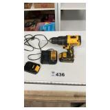 DEWALT DRILL, 20V BATTERIES AND CHARGER