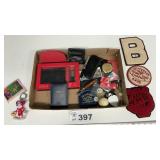 WALLET, COIN POUCHES, KEY CHAINS, PATCHES, ETC.