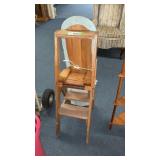 IRONING BOARD, CHAIR, LADDER COMBO