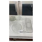 SERVING TRAYS, SAUCER, AND DISH