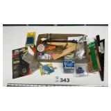 MISCELLANEOUS HARDWARE, EDGER TOOL, PUTTY,
