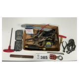 HARDWARE, FILE, BIT DRIVERS, LEVEL TAPE MEASURE,