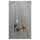 FISHING RODS AND REELS