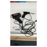 TWO SOLDERING IRONS, ELECTRIC