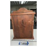 WOOD CABINET, 12 x 18, 5 INCHES DEEP