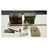 JEWELRY BOX, DOLL CABINET, OTHER