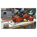 HUSQVARNA CORDLESS CHAINSAW AND HEDGE TRIMMER, 3