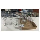 7 DAY OF THE WEEK GLASSES, OTHER