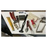 GARDEN TOOLS, HACKSAW, DRILL BIT