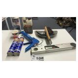 DUST PANS, CAULKING, STA BIL, BOSCH LEVEL