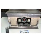 VICTROLA RADIO, AM/FM, CD, CASSETTE, PHONOGRAPH