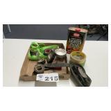 IGHTER FLUID, STRAPS, TAPE