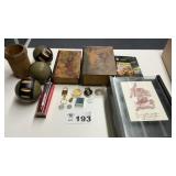WOOD HOLLOW BOOKS, WOOD CUP, WOOD BALLS, P