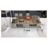 GLASSES, JARS